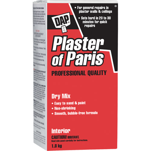 Plaster of Paris Dry Mix, 2 kg, Box D. Morneault & Fils