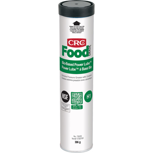 FoodGrade Bio Based Power Lube Extreme Pressure Grease with Ceramic, Cartridge D. Morneault & Fils