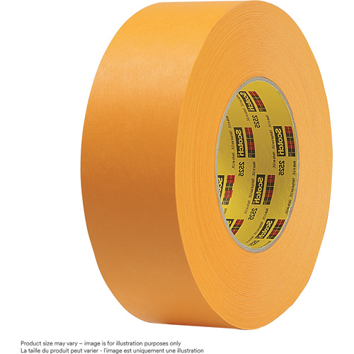 Performance Flatback Tape 2525, 72 mm (3") x 55 m (180'), Yellow D. Morneault & Fils