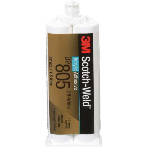 Scotch-Weld Acrylic Adhesive, Two-Part, Dual Cartridge, 1.6 fl. oz., Off-White D. Morneault & Fils