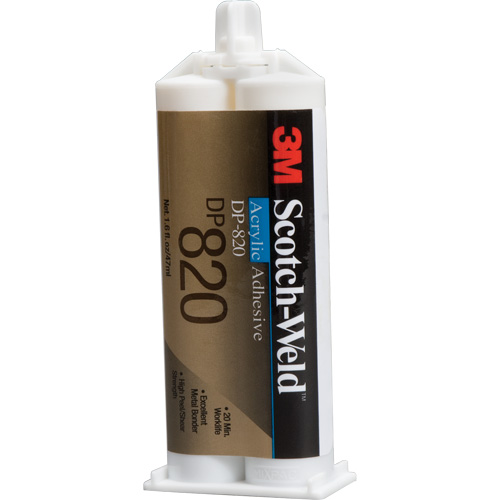 Scotch-Weld Acrylic Adhesive, Two-Part, Dual Cartridge, 1.6 fl. oz., Off-White D. Morneault & Fils