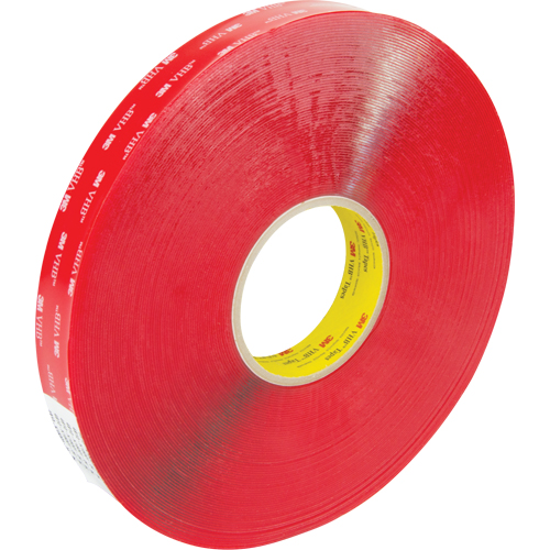 Ruban en mousse 4910, 33 m (108') lo x 25,4 mm (1") la, 40 mils, Acrylique D. Morneault & Fils