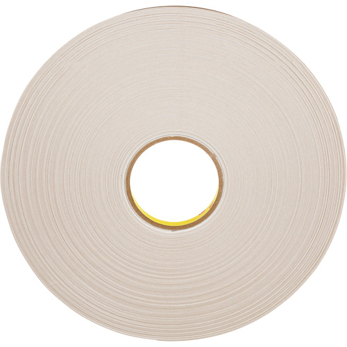 Double-Coated Foam Tape, 66 m (216') L x 12.7 mm (1/2") W, 31 mils, Polyethylene D. Morneault & Fils