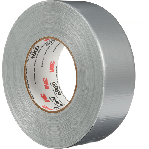 6969 Extra Heavy-Duty Duct Tape, 10.7 mils, Silver, 48 mm (2") x 55 m (180') D. Morneault & Fils
