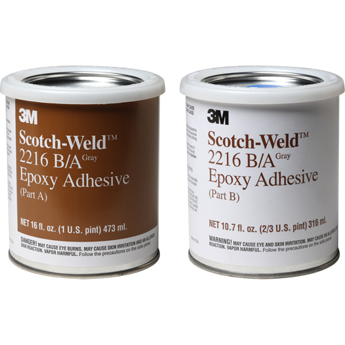 Scotch-Weld Adhesive, 32 fl. oz., Kit, Two-Part, Grey D. Morneault & Fils