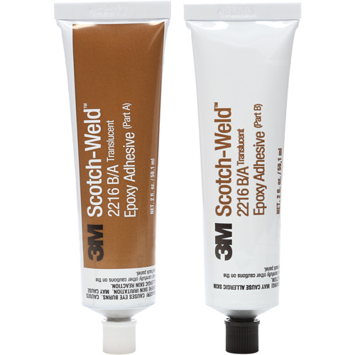 Scotch-Weld Adhesive, 2 fl. oz., Kit, Two-Part, Translucent D. Morneault & Fils