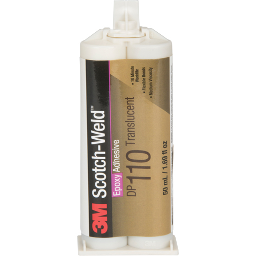 Scotch-Weld Adhesive, 1.64 fl. oz., Dual Cartridge, Two-Part, Clear D. Morneault & Fils