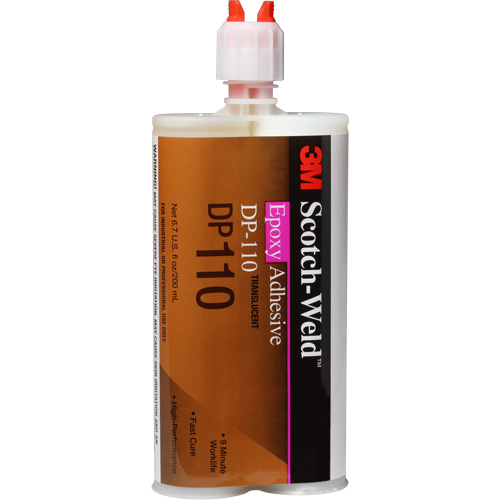 Scotch-Weld Adhesive, 200 ml, Cartridge, Two-Part, Translucent D. Morneault & Fils