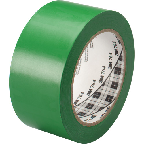 Ruban en vinyle pour travaux g&eacute;n&eacute;raux 764, 25,4 mm (1") la x 32,9 m (108') lo, 5 mils, Vert D. Morneault & Fils