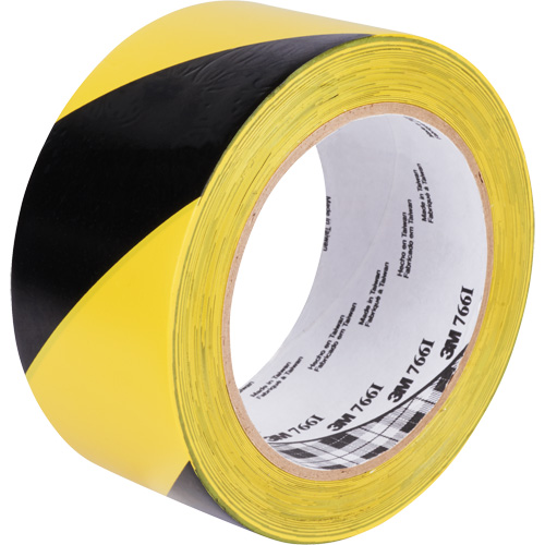 Ruban de signalisation de danger 766, 50,8 mm (2") x 33 m (108'), Noir/Jaune D. Morneault & Fils