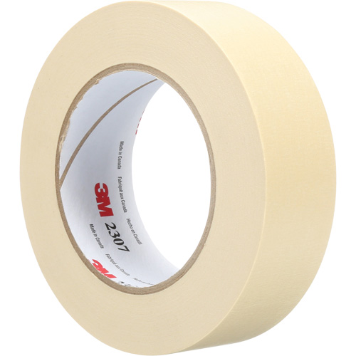 2307 Masking Tape, 36 mm (1-1/2") x 55 m (180'), Tan D. Morneault & Fils