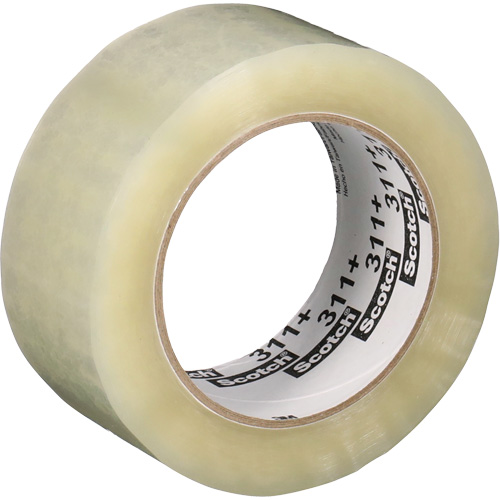 Scotch&reg; 311+ Box Sealing Tape, Acrylic Adhesive, 48 mm (1-22/25") x 100 m (328') D. Morneault & Fils