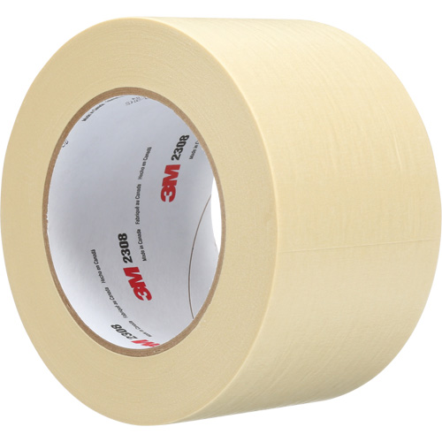 2308 Masking Tape, 72 mm (3") x 55 m (180'), Tan D. Morneault & Fils