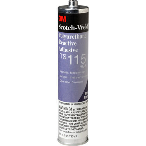 Scotch-Weld PUR Adhesive, 10 oz., Cartridge, Clear D. Morneault & Fils