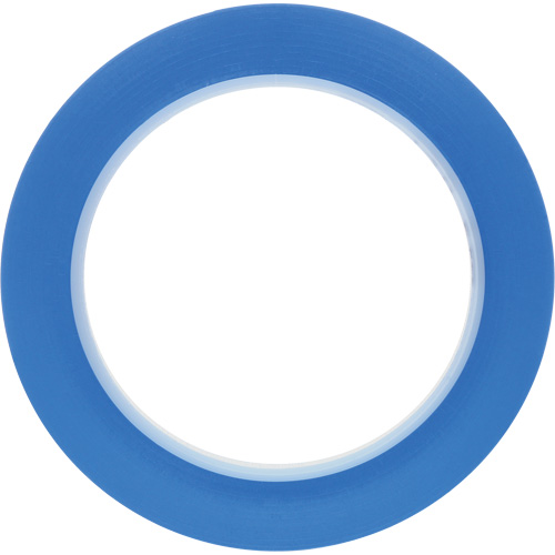 Ruban en vinyle 471, 6 mm (1/4") la x 32,9 m (108') lo, 5,2 mils, Bleu D. Morneault & Fils