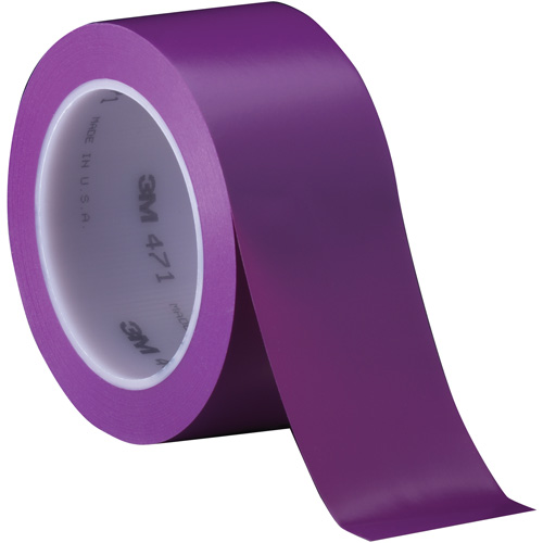 Ruban en vinyle 471, 50,8 mm (2") la x 32,9 m (108') lo, 5,2 mils, Mauve D. Morneault & Fils