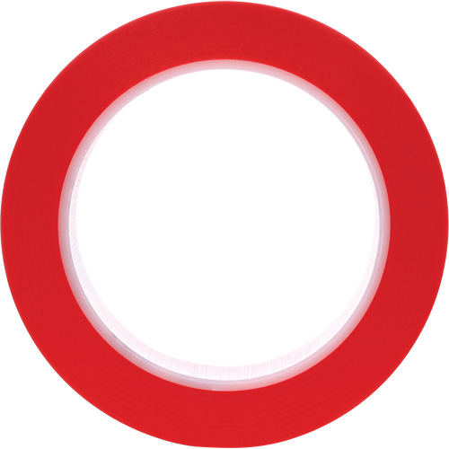 471 Vinyl Tape, 25.4 mm (1") W x 32.9 m (108') L, 5.2 mils, Red D. Morneault & Fils