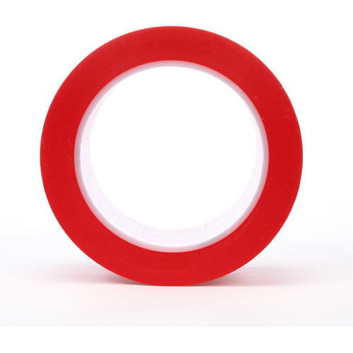 471 Vinyl Tape, 50.8 mm (2") W x 32.9 m (108') L, 5.2 mils, Red D. Morneault & Fils
