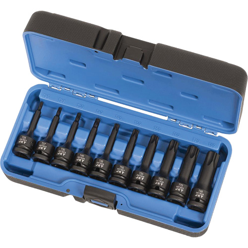 PTB-1210 1/2" Drive Torx&reg; Bit Impact Socket Set, Torx&reg;, 1/2" Drive, 10 Pcs D. Morneault & Fils