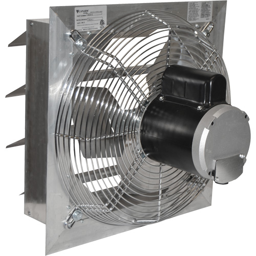 Ventilateur d'&eacute;chappement 14" s&eacute;rie X 1SP, 5" p x 18,75" la x 15,75" ha D. Morneault & Fils