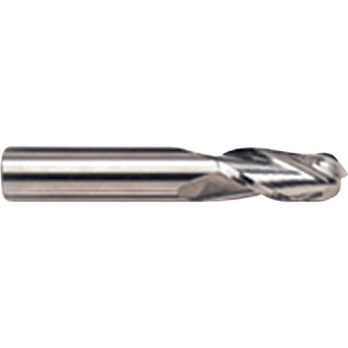 Ball Nose End Mill, 1/8" Dia., 4 Flutes, Carbide D. Morneault & Fils