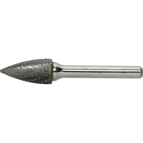 Solid Carbide Burr, SG-1, 1/4" Dia., 1/4" Shank, 5/8" Depth of Cut D. Morneault & Fils