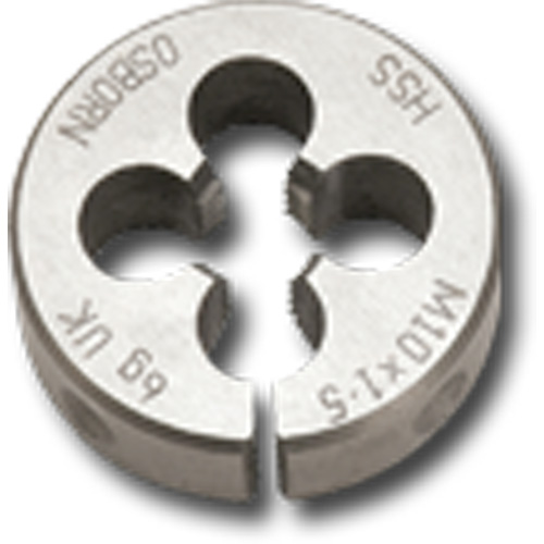 Round Die, 5/16"-22 Thread, High Speed Steel D. Morneault & Fils