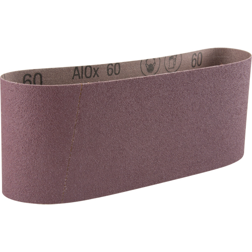 Courroie abrasive en toile 341D, 4" la x 24" lo, Oxyde d'aluminium, Grain 60 D. Morneault & Fils