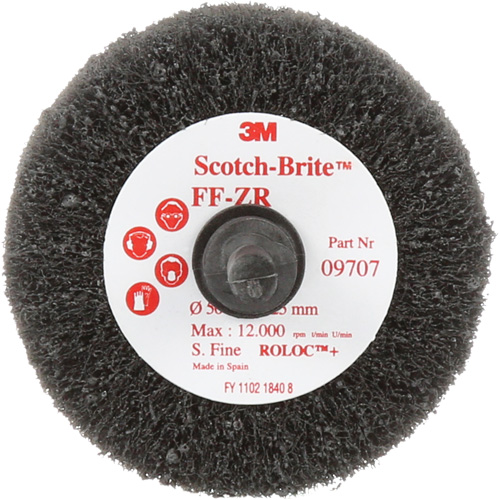 Scotch-Brite Cut & Polish Flap Brush, Aluminum Oxide, Fine Grit, 2" x 1" x 1/4" D. Morneault & Fils