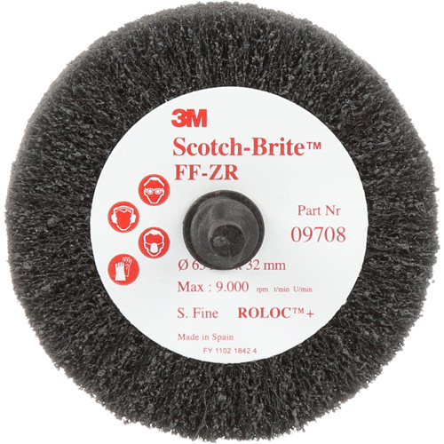 Brosse &agrave; lamelles pour la coupe et le polissage Scotch-Brite, Oxyde d'aluminium, Grain Fin, 2-1/2" x 1-1/4" x 1/4" D. Morneault & Fils