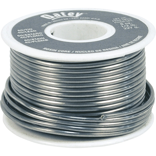 60/40 Solder, Lead-Based, 60% Tin 40% Lead, Rosin Core, 0.063" Dia. D. Morneault & Fils