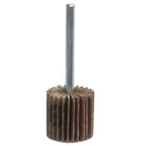 Grind-O-Flex Mini Mounted Flap Wheel, Aluminum Oxide, 240 Grit, 2" x 1/2" x 1/4" D. Morneault & Fils