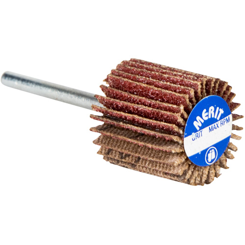 Grind-O-Flex Micro-Mini Flap Wheel, Aluminum Oxide, 320 Grit, 1-3/16" x 3/8" x 1/8" D. Morneault & Fils