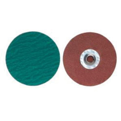 Quick-Change Cloth Disc, 4" Dia., 36 Grit, Zirconium D. Morneault & Fils