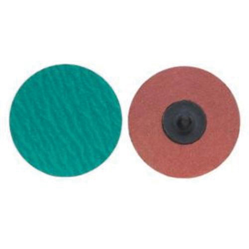 Quick-Change Cloth Disc, 1" Dia., 50 Grit, Zirconium D. Morneault & Fils