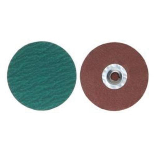 Quick-Change Discs, 3" Dia., 36 Grit, Zirconia Alumina D. Morneault & Fils