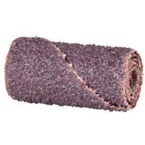 Rouleau de papier abrasif ALO, 150 Grain, 3/4" dia., Oxyde d'aluminium, 1-1/2" lo, 1/4" Dimension de l'arbre D. Morneault & Fils