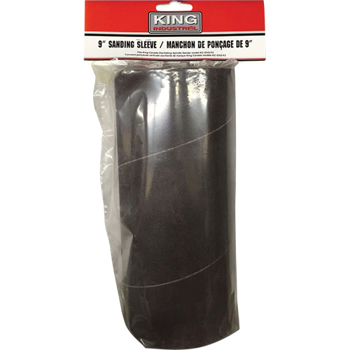 4" Wood Sanding Sleeve with 80 Grit D. Morneault & Fils