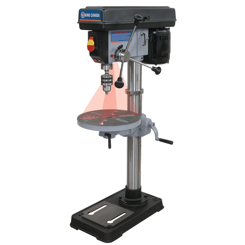 Drill Presses With Laser, 13", 5/8" Chuck, 3670 RPM D. Morneault & Fils
