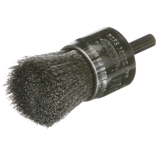Crimped Wire End Brush, 1", 0.005 Fill D. Morneault & Fils