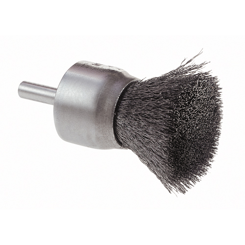 Crimped Wire End Brush, 1", 0.006 Fill D. Morneault & Fils