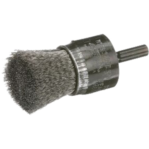 Crimped Wire End Brush, 1", 0.006" Fill D. Morneault & Fils