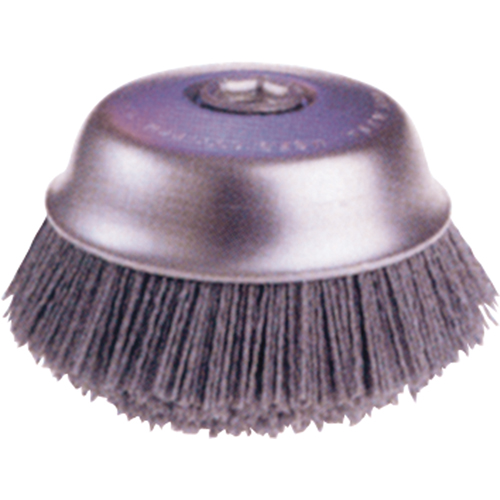 Brosses-boisseau ATB &agrave; coupe arrondie, abrasif nylon D. Morneault & Fils