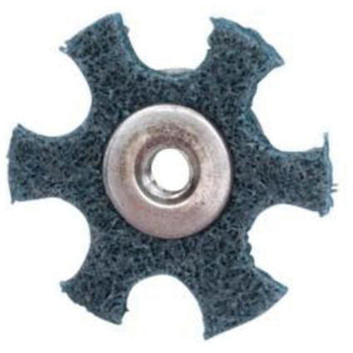 Disque abrasif en forme d'&eacute;toile pour pr&eacute;paration de surface Abrasotex , 3" dia., Grain Tr&egrave;s fin, Oxyde d'aluminium D. Morneault & Fils