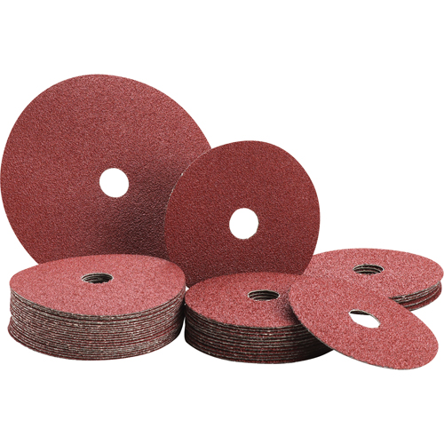 Fibre Discs, Ceramic, 36, 4-1/2" Dia x 7/8" Arbor D. Morneault & Fils