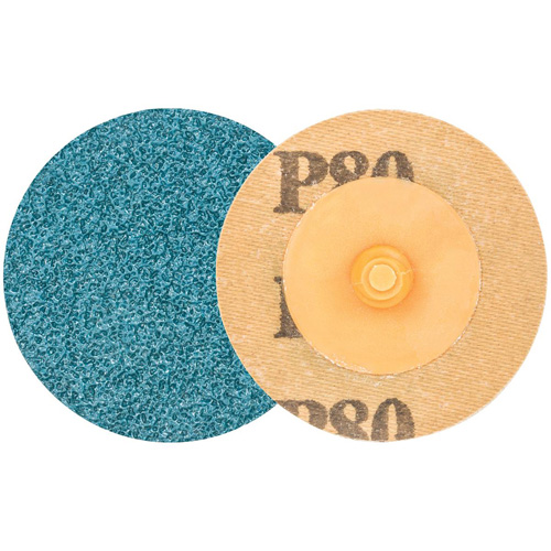 TWIST TOPCUT Sanding Disc, 2" Dia., 80 Grit, Zirconium D. Morneault & Fils