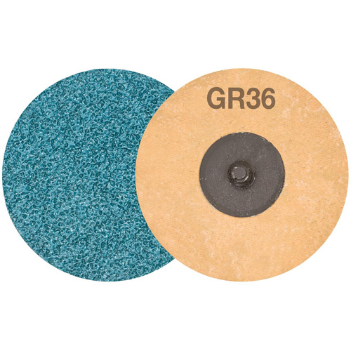 Disque de ponçage TWIST TOPCUT, 3" dia., Grain 36, Zirconium D. Morneault & Fils