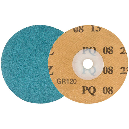 Disque de ponçage TWIST TOPCUT, 3" dia., Grain 120, Zirconium D. Morneault & Fils