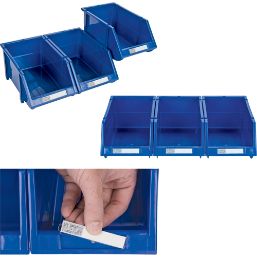 Stack & Hang Bin, 5-7/8" W x 4-11/16" H x 9-13/16" D, Blue D. Morneault & Fils