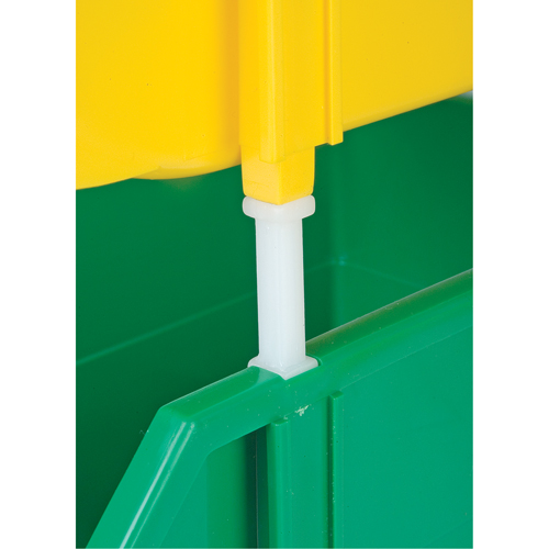 Bac empilable & &agrave; suspendre, 5-7/8" la, 4-11/16" h x 9-13/16" p, Jaune D. Morneault & Fils